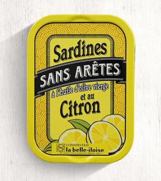 Premium Boneless Sardines with Virgin Olive oil and Lemon (115g)