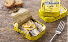 Load image into Gallery viewer, Premium Boneless Sardines with Virgin Olive oil and Lemon (115g)
