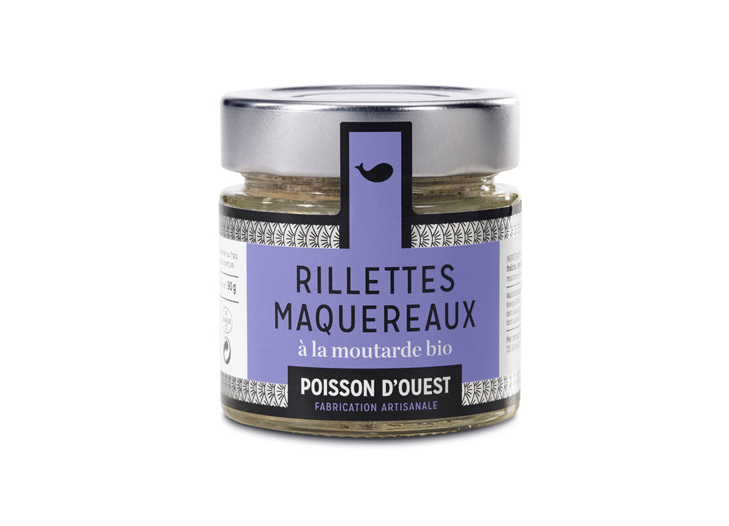 Mackerel Rillettes with Mustard - ORGANIC (90g)
