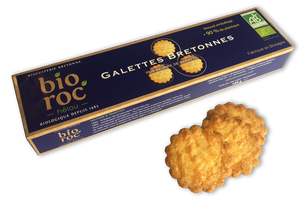 Galettes Bretonnes BIO - ORGANIC Crunchy Butter Biscuits from Brittany (120g)